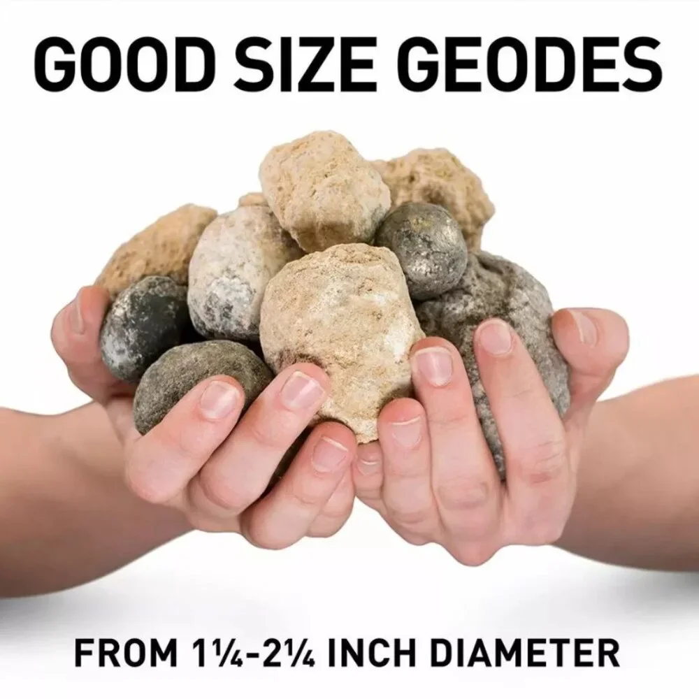NEW National Geographic Break open 15 Geodes STEM Kit Science Geology Classroom